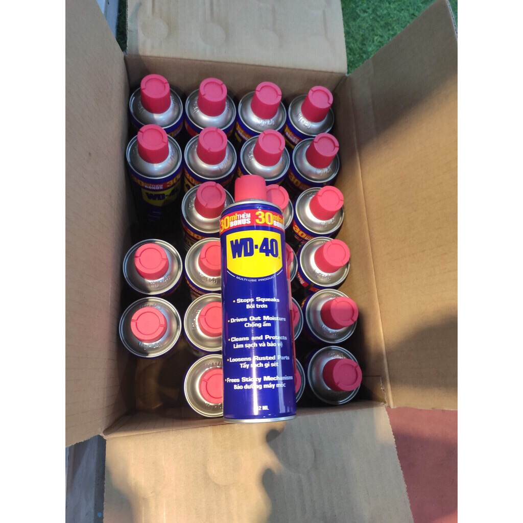 Bình Xịt Chống Rỉ Xét, Bôi Trơn Bảo Dưỡng WD- 40 412ml