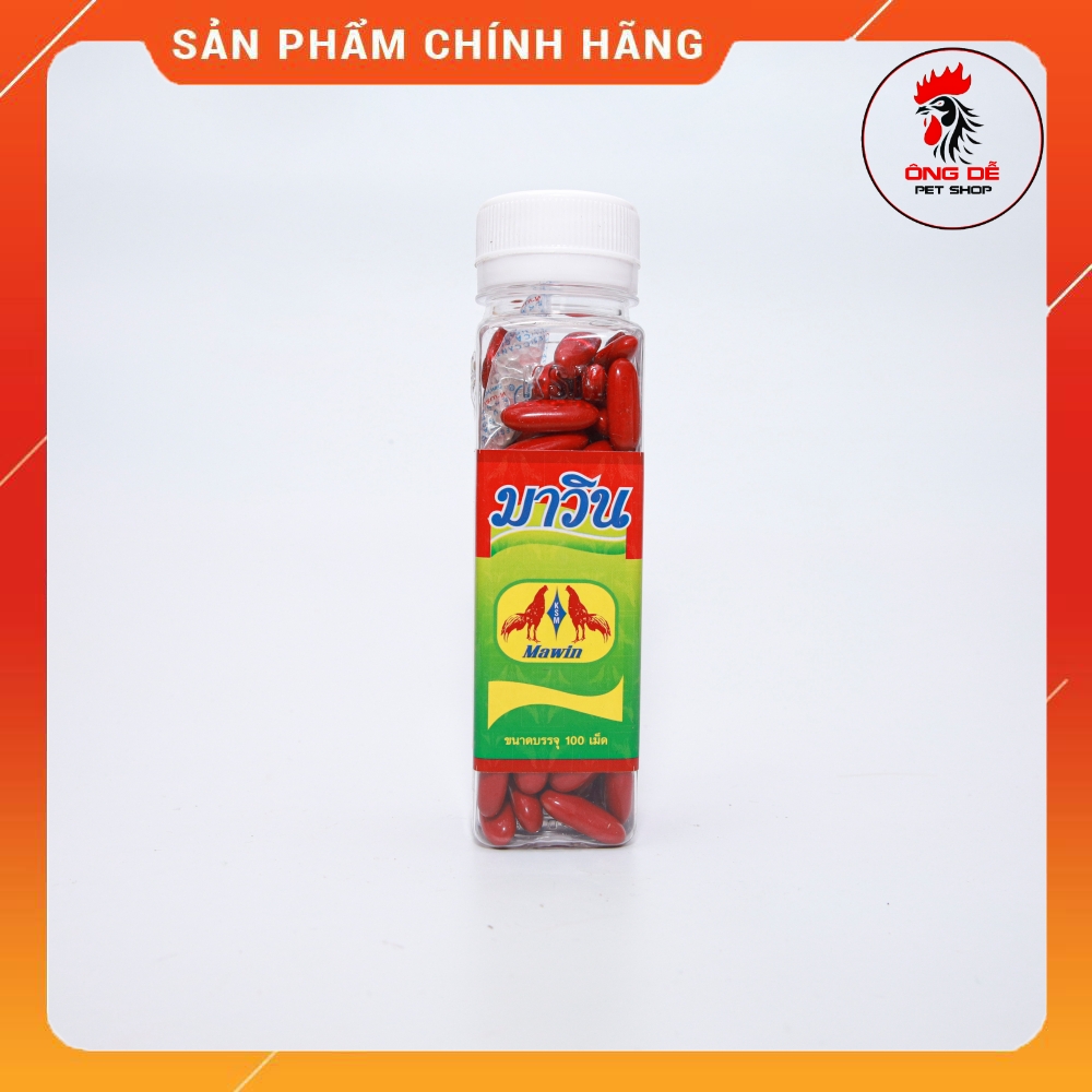 VITAMIN BỔ MÁU MAXWIN 100 VIÊN dành cho gà đá