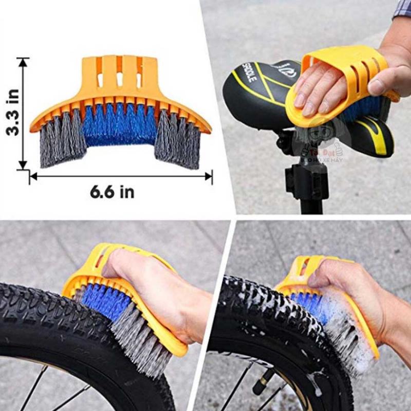 Bộ dụng cụ rửa xe - Dụng cụ vệ sinh xe máy 7 món