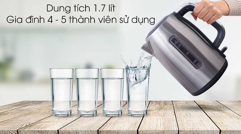 Bình siêu tốc Sharp 1.7 lít EKJ-17VS-ST