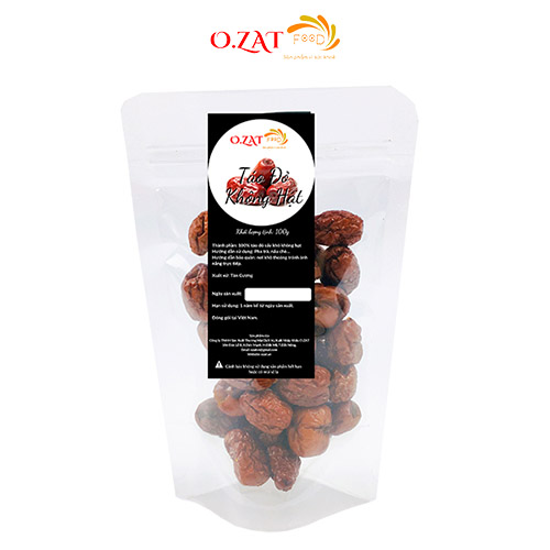 Táo đỏ sấy khô không hạt O.ZAT 100g