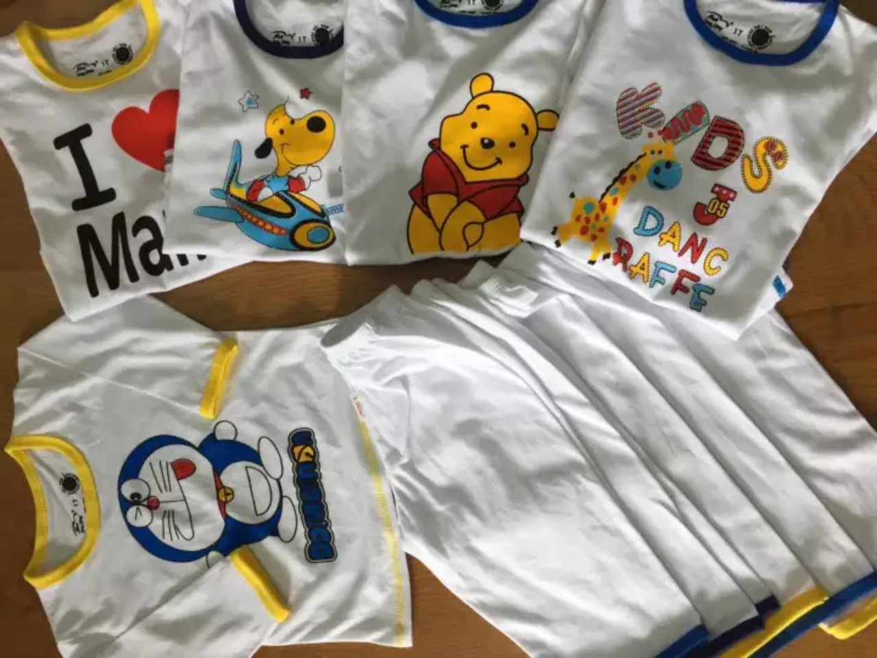 [HCM]Sét 3 Bộ đồ dài tay thun cotton cho bé trai . Sp của cty Minh Hưng size 6kg đến 45kg
