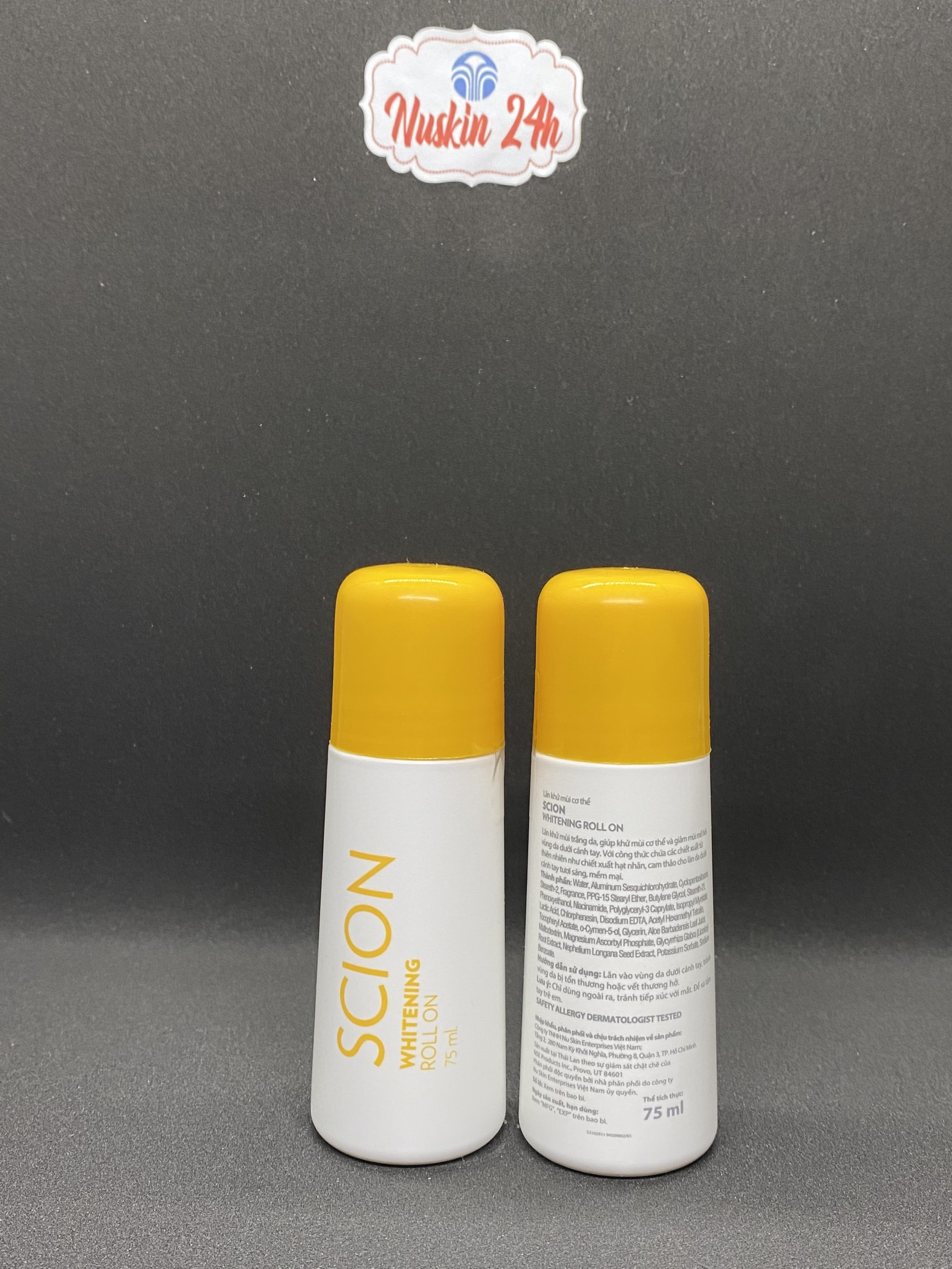 Lăn khử mùi sáng da Scion Brightning Roll On 75ml