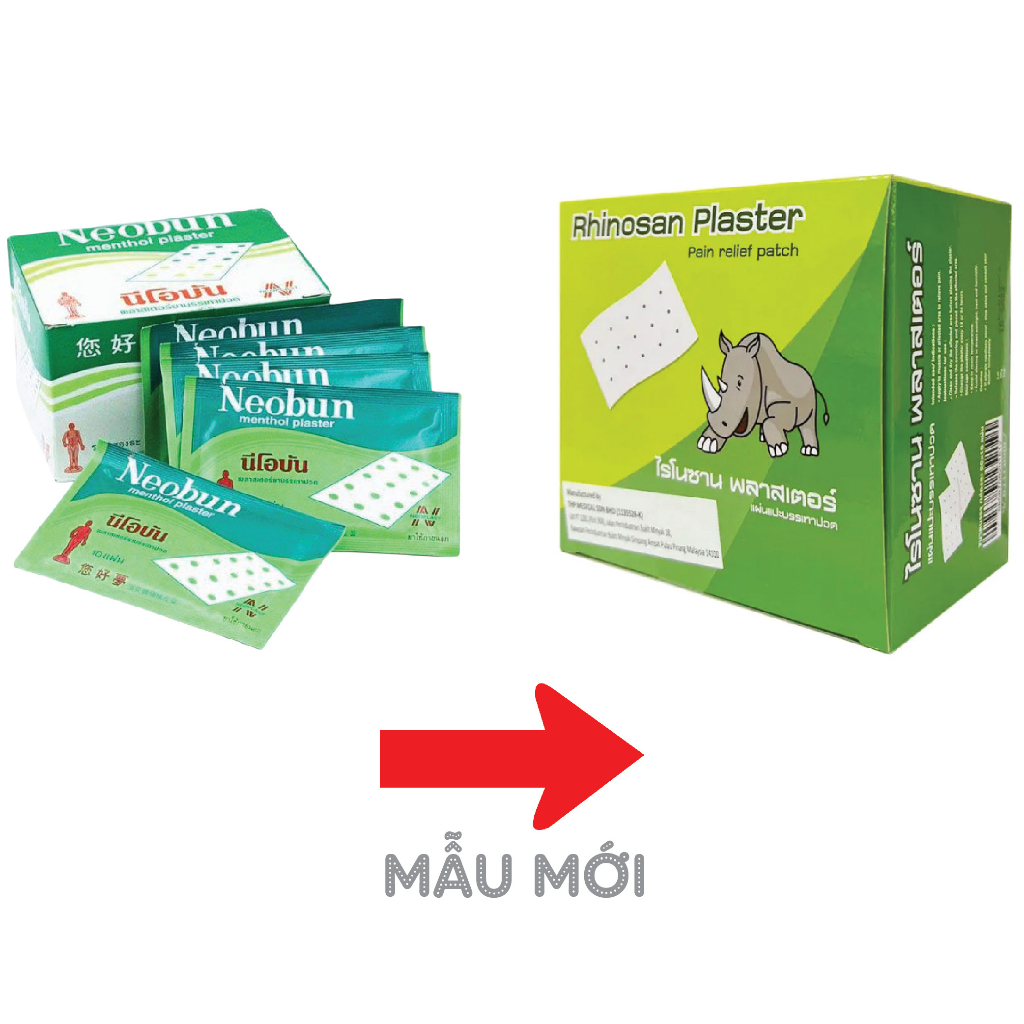 Cao Dán Giảm Đau Nhức Neobun Thái Lan