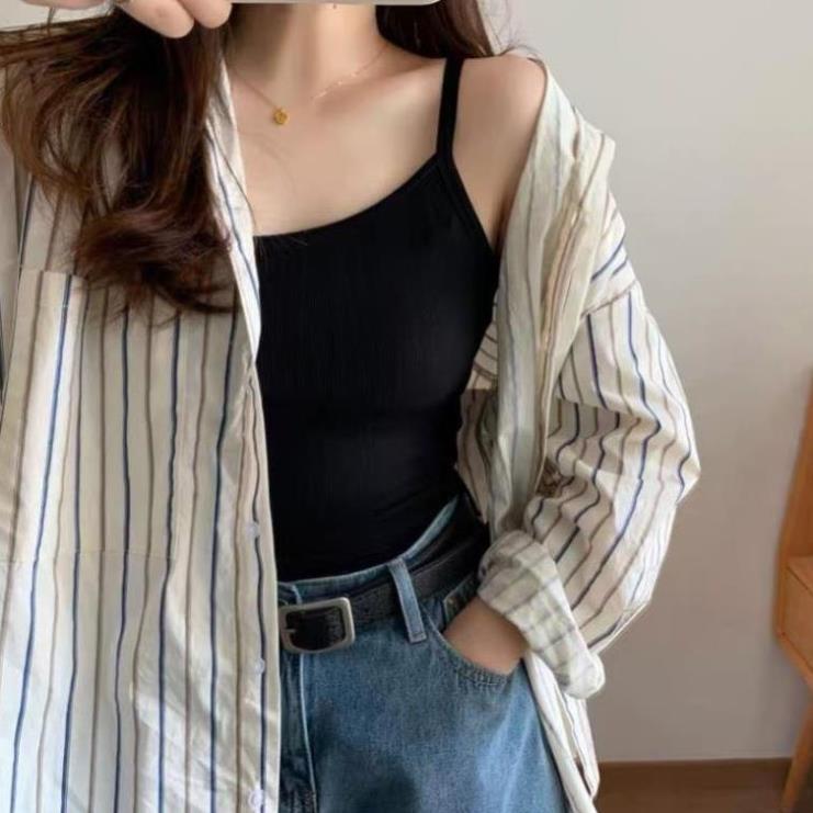 Áo thun nữ 2 dây nữ vải đẹp