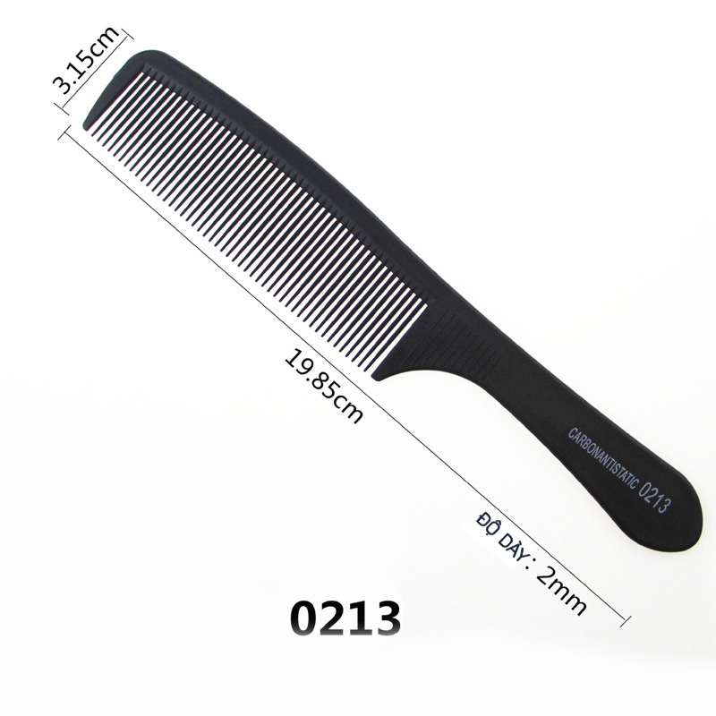 Lược chải tóc tạo kiểu tóc màu đen - TICKMUA - LD033