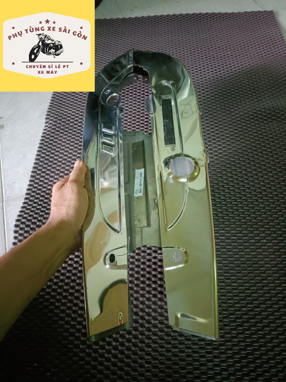 Bọc sên hộp xích cho xe 67 inox