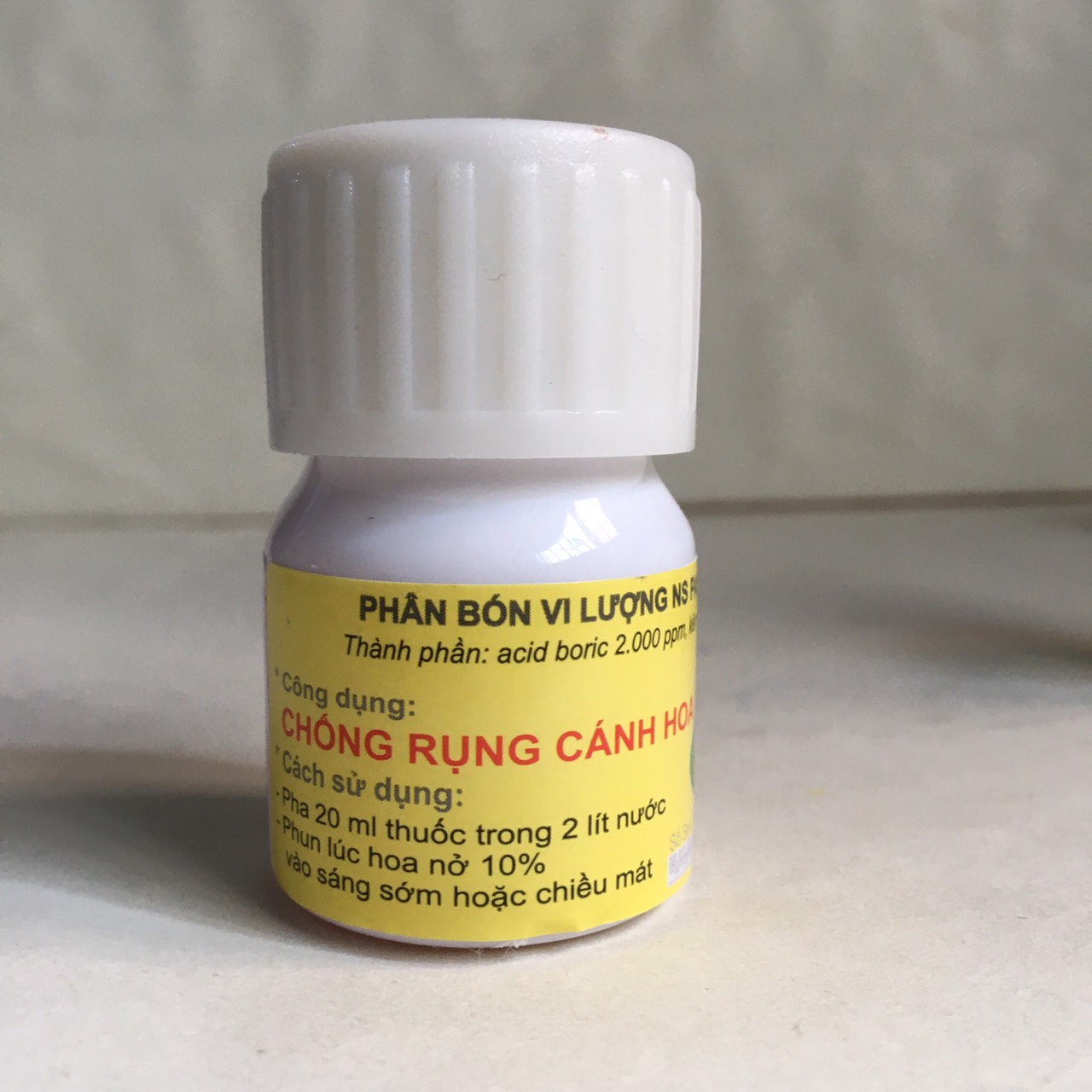 CHẤT CHỐNG RỤNG CÁNH HOA ĐẠI HỌC CẦN THƠ
