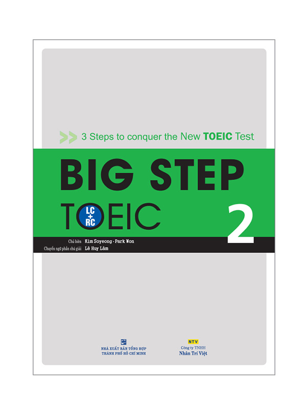 Sách - Big Step Toeic Combo Trọn Bộ 3 Cuốn Kèm Audio