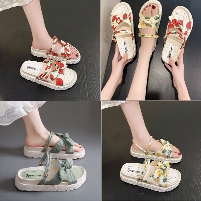Dép xăng đan nữ đế 2 tầng phong cách hàn quốc cao 4cm