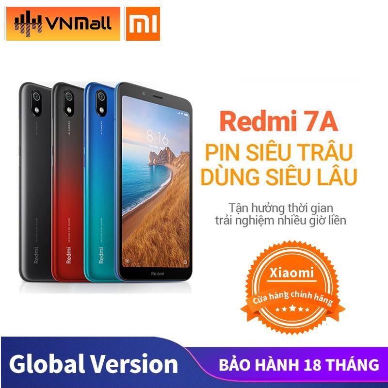 [Global Version] Xiaomi Redmi 7A (2GB - 16GB/ 32GB) Màu Đen / Xanh / Đỏ, Snapdragon 439, Pin Khủng 4000 mAh, BH 18 Tháng-Fullbox.