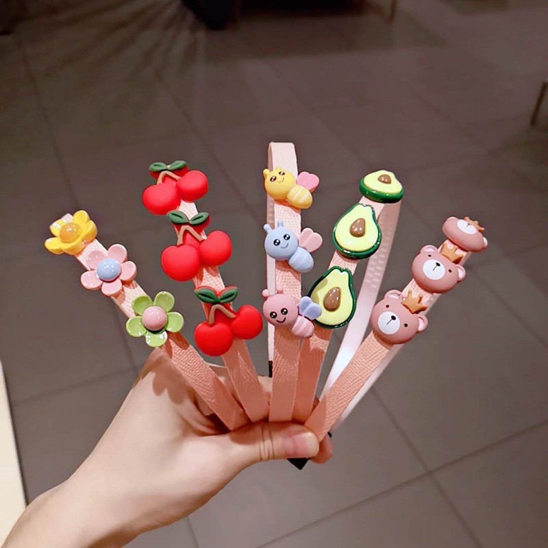 Bờm Răng Cưa Hoa Quả Siêu Xinh Cho Bé Gái