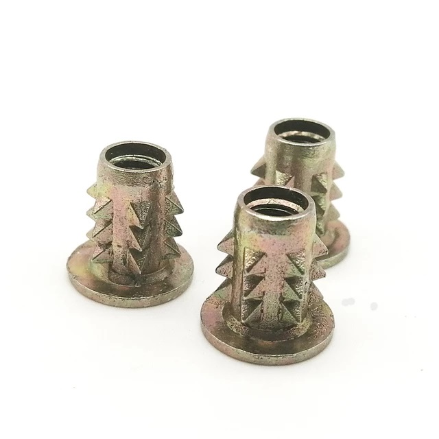 (TÚI 50 CON) ỐC CẤY ĐÓNG CÓ TAI REN M6 / CẤY ĐÓNG CÓ VÀNH/ INSERT NUT TYPE B