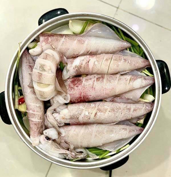 Mực trứng - 1kg net 7 size 15-20 con (giao hcm)
