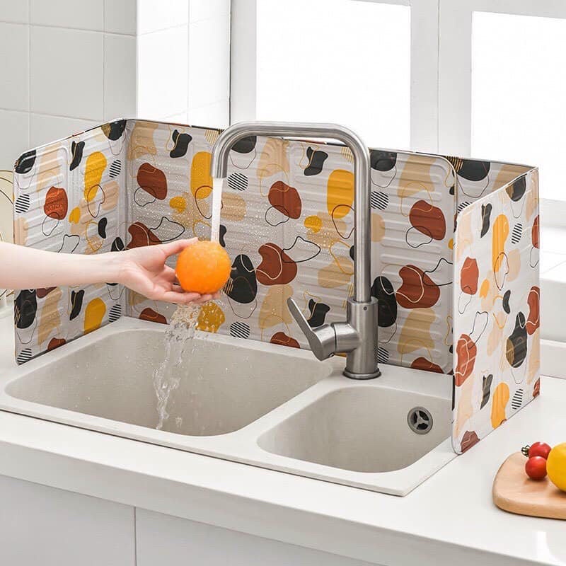 Combo 2 TẤM CHẮN DẦU MỠ BẾP GA HOA TIẾT 3D