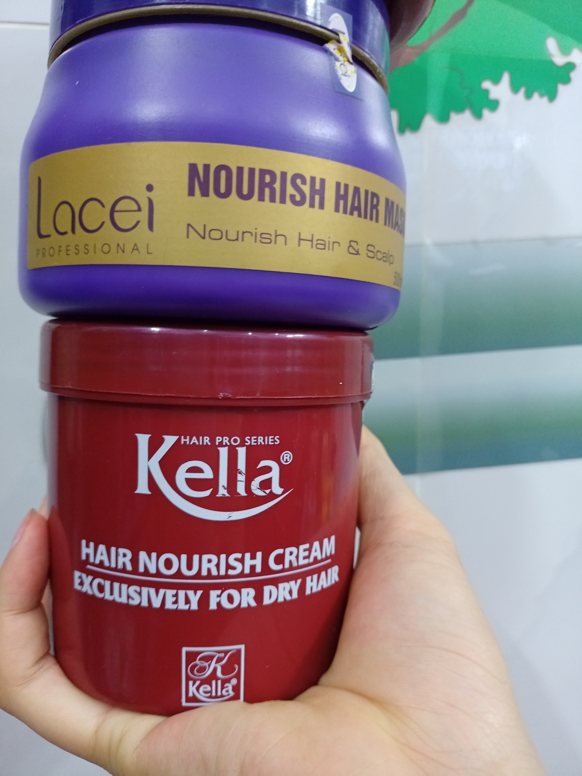 500ml Dầu hấp phục hồi tóc tóc Kella - Lacei