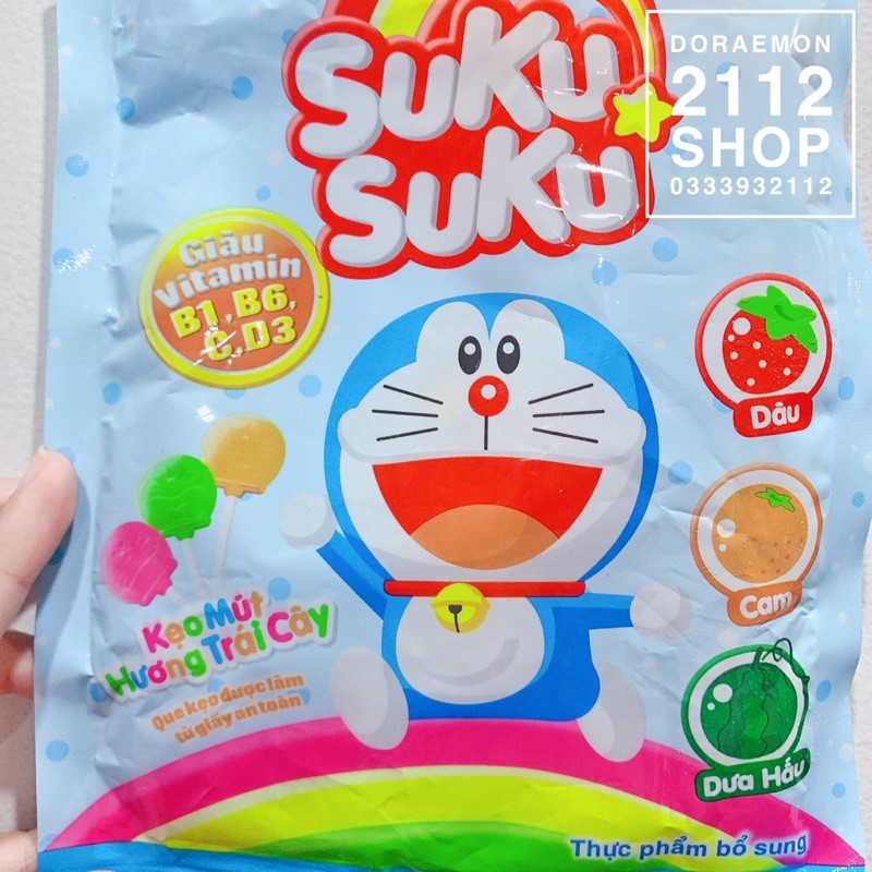 Kẹo mút Doraemon Cam 🍊