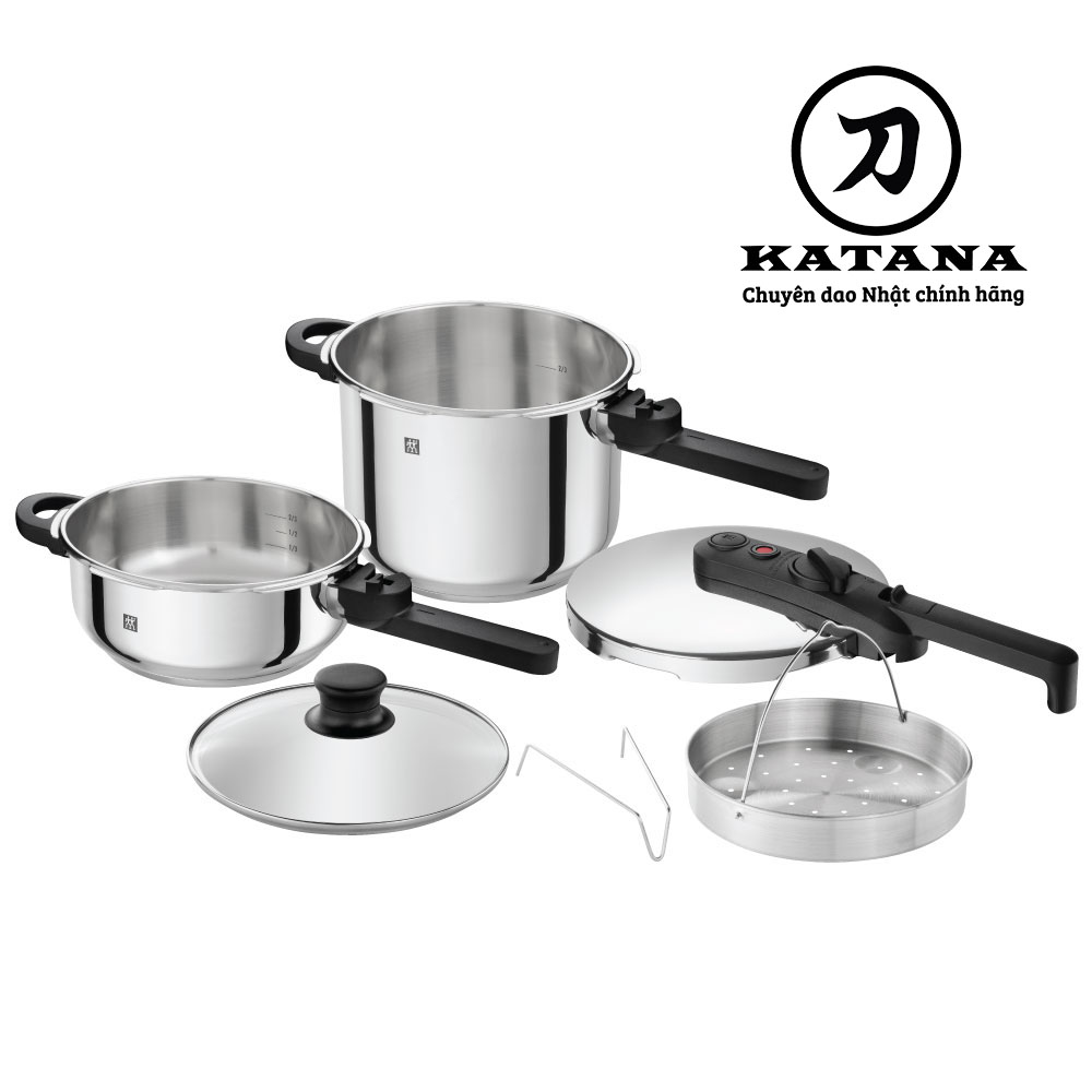 [Trả góp 0%]ZWILLING - Bộ nồi áp suất EcoQuick - 6 món