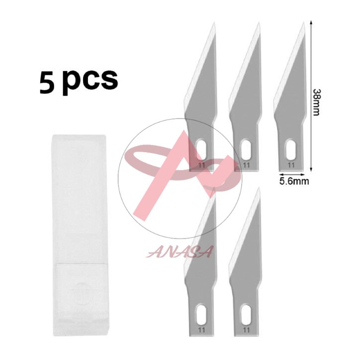 Hộp 5 lưỡi dao khắc trổ v11