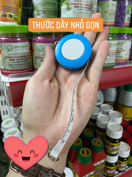 Thước dây tròn nhỏ dạng móc khóa