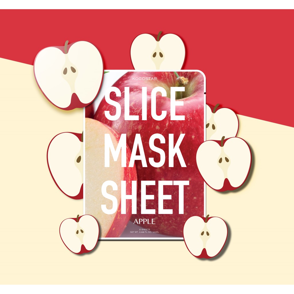 Mặt Nạ Lát Táo Kocostar KOCOSTAR’s Apple Slice Mask Sheet