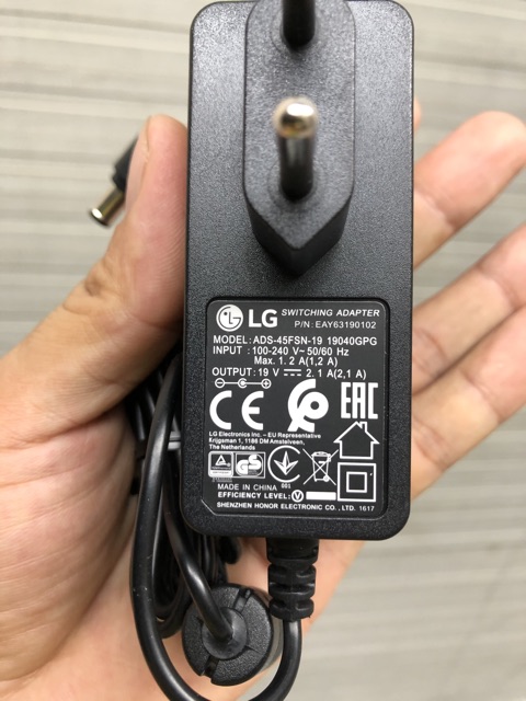 Adapter Nguồn Màn Hình LG 19V 2.1A
