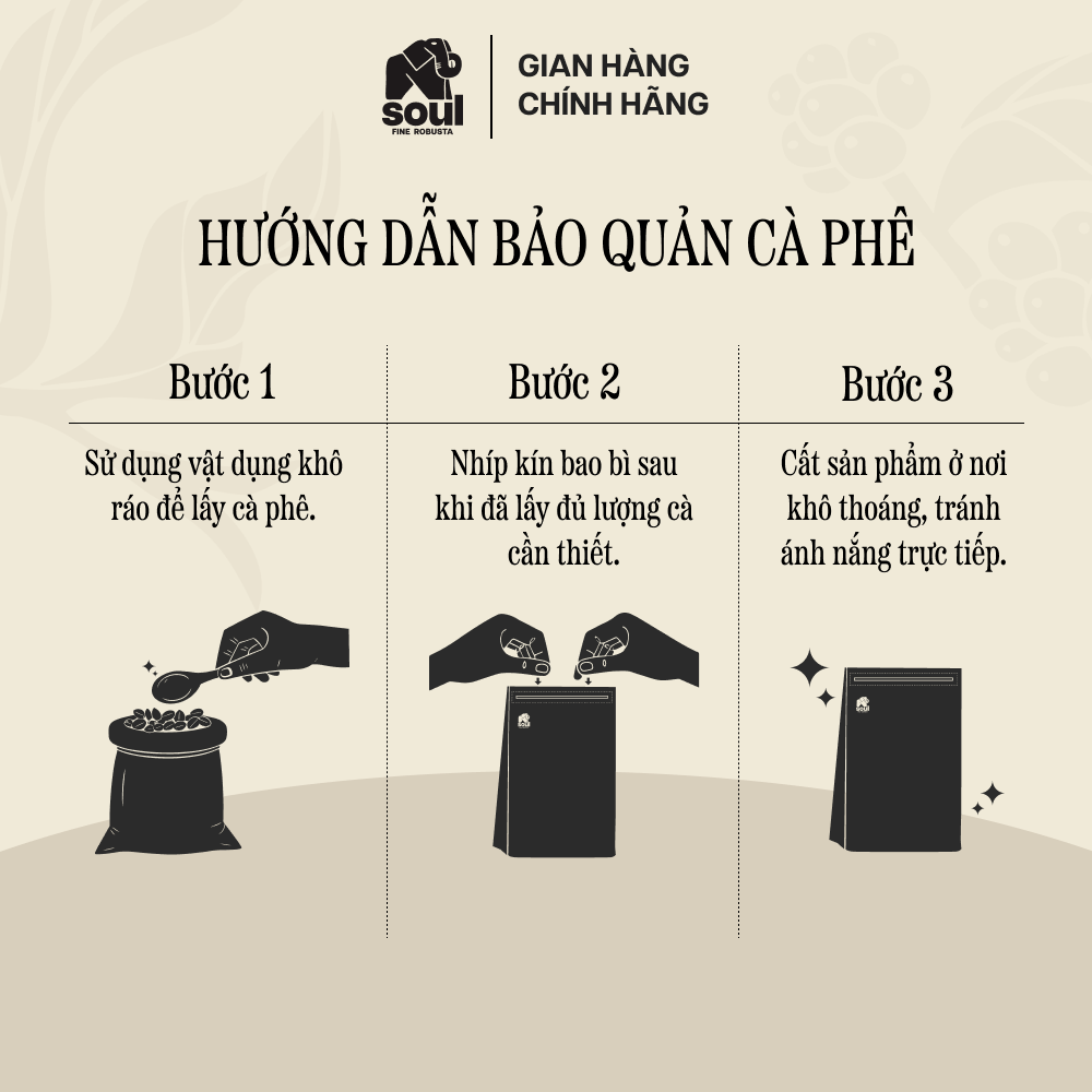 SOUL SPECIALTY COFFEE | Dòng cà phê Arabica Lâm Đồng chất lượng cao | Sơ chế ướt (Washed) có thể PHA PHIN/PHA MÁY | Arabica Premium Coffee