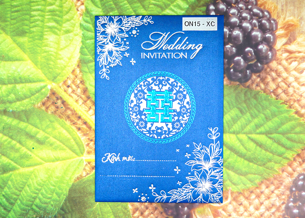Thiệp cưới truyền thống ON15