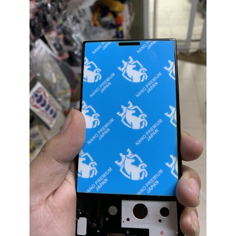 Combo dán màn hình BB key2 và ốp silicon