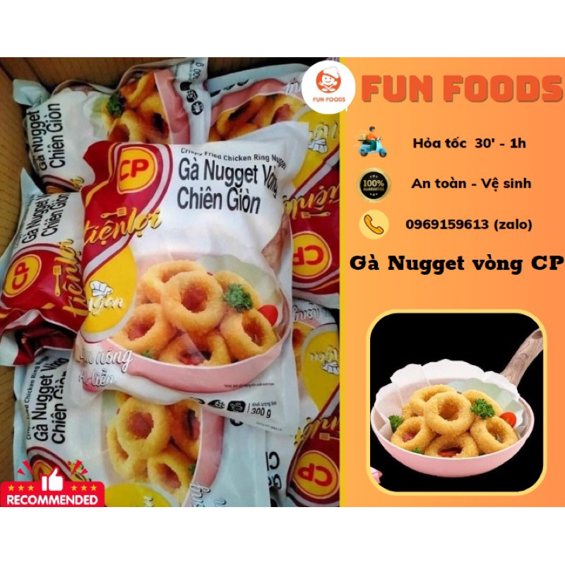 Gà Nugget Vòng Cp 300G ( Giao Hàng Hà Nội)