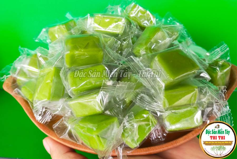 200gr Kẹo dừa Sáp Vị Lá Dứa