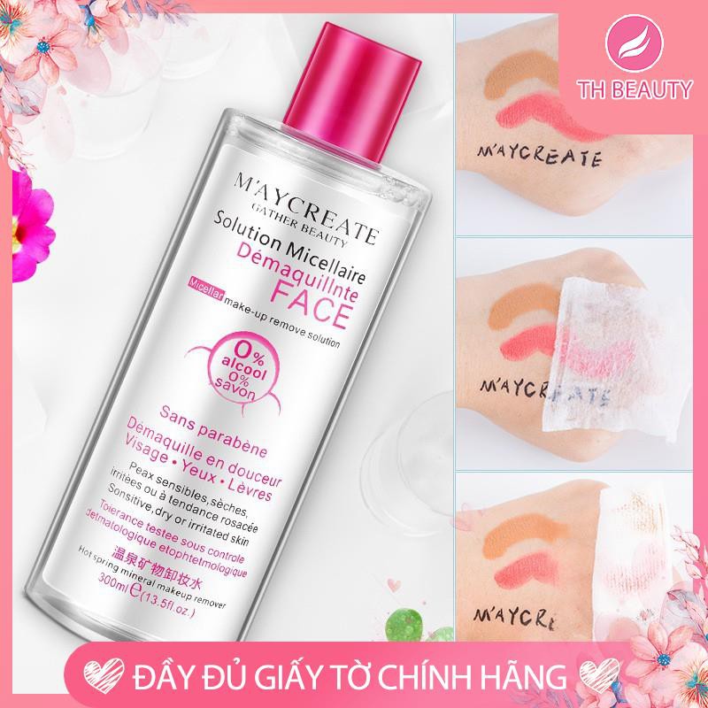 [Chính hãng] Nước tẩy trang Maycreate suối khoáng 300ml