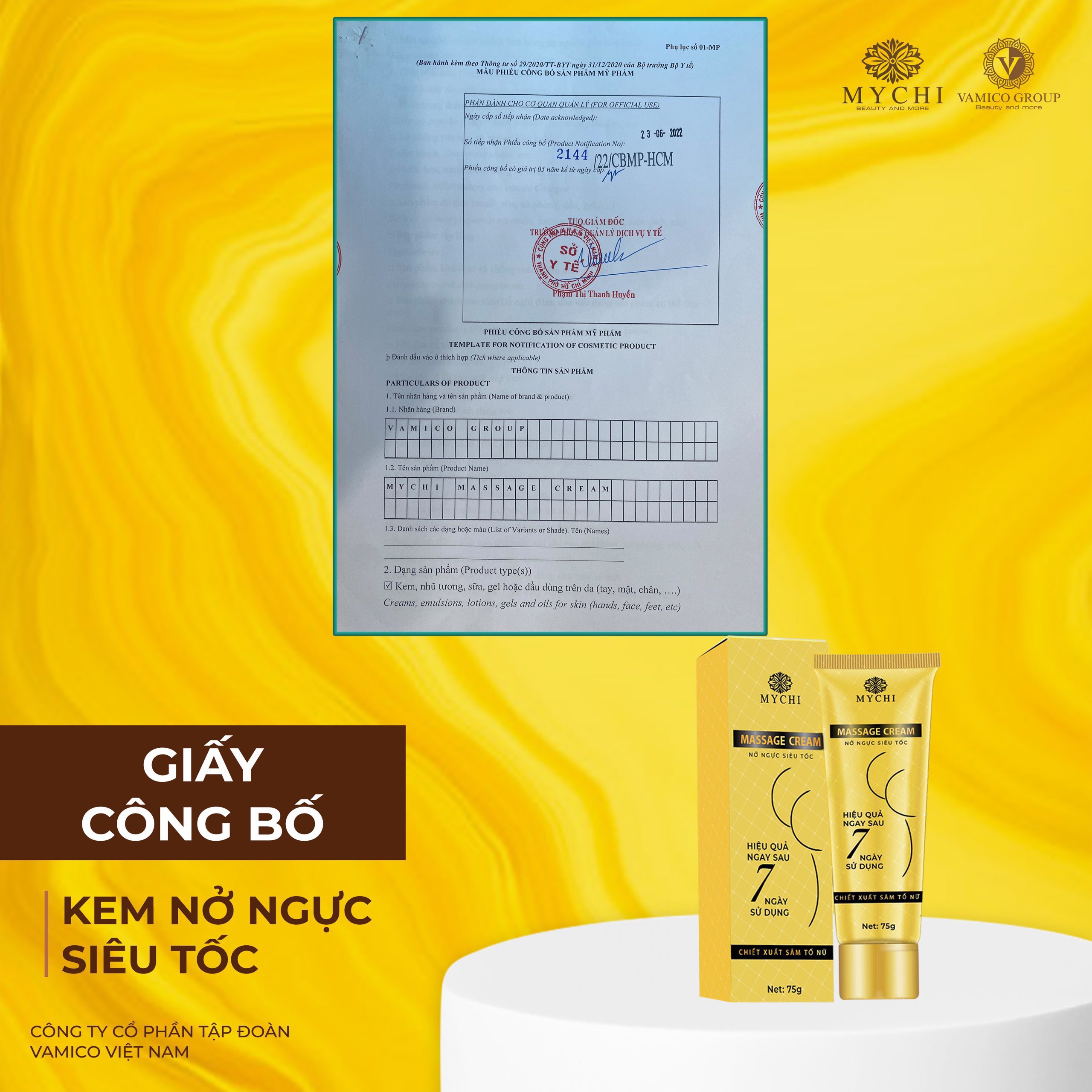 Kem Massage nở ngực siêu tốc