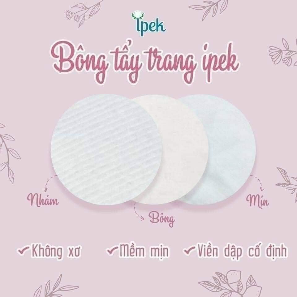 Combo 2 Bông Tẩy Trang Ipek 150 Miếng