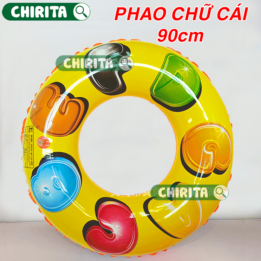 Phao Bơi Cho Bé Hình Tròn 2 LỚP DÀY DẶN ĐỦ SIZE - Phao Bơi Trẻ Em, Phao Bơi Hình Tròn, Phao Bơi Họa Tiết Ngộ Nghĩnh, Phao Tập Bơi Cho Bé Và Người Lớn CHIRITA