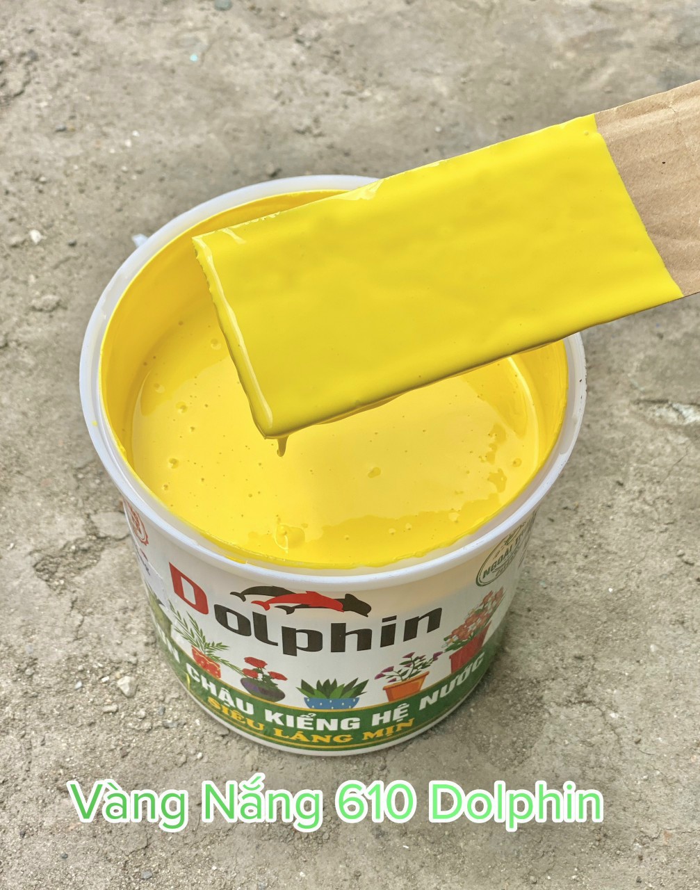 Sơn Chậu Kiểng Dolphin Hệ Nước