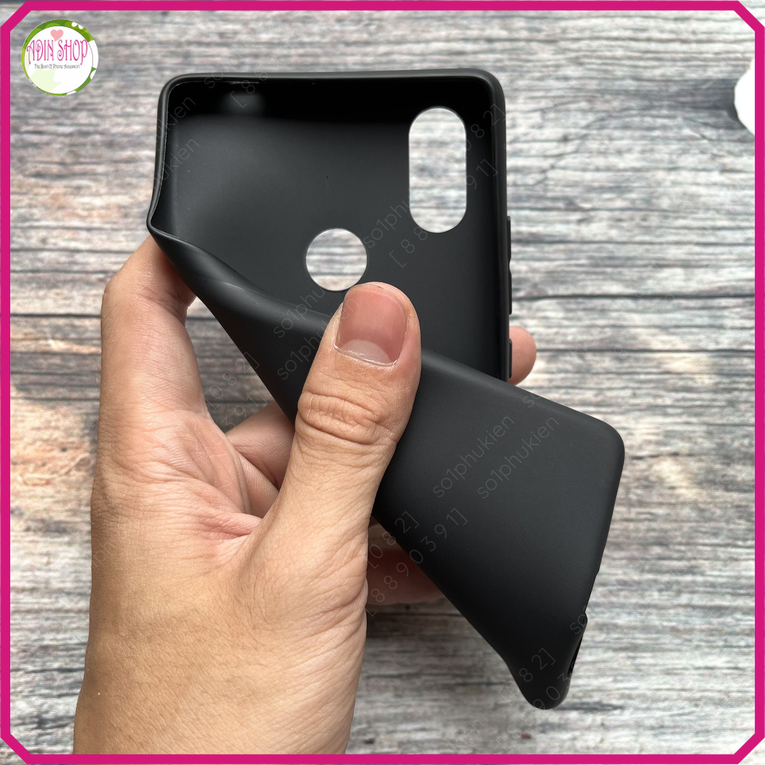 Ốp lưng Xiaomi Mi 8 Se dẻo đen trơn TPU bền đẹp