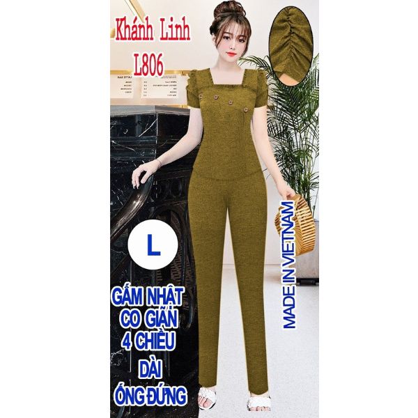ĐỒ BỘ NỮ, NGUYÊN BỘ ỐNG ĐỨNG ( M L806)