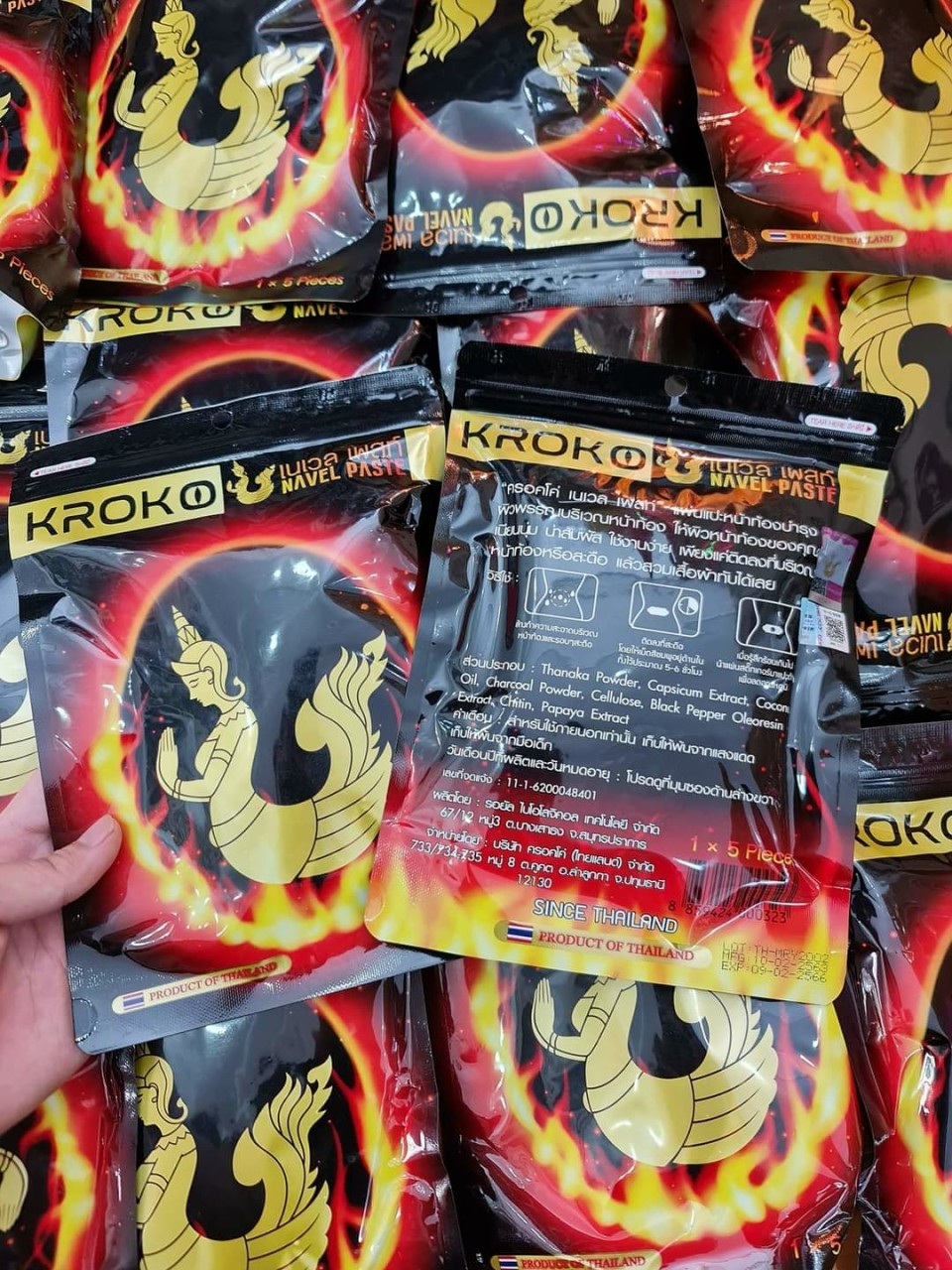Miếng dán tan mỡ bụng Kroko 5 miếng.