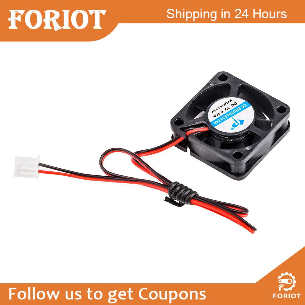 Foriot Quạt Làm Mát CPU Máy Tính DC3010 DC 5V Quạt Làm Mát Mini Hai Dây Cho Máy In 3D Máy Chiếu Xe Hơi