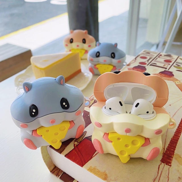 Case A I R P O D 1/2 Chuột Hamster phô mai