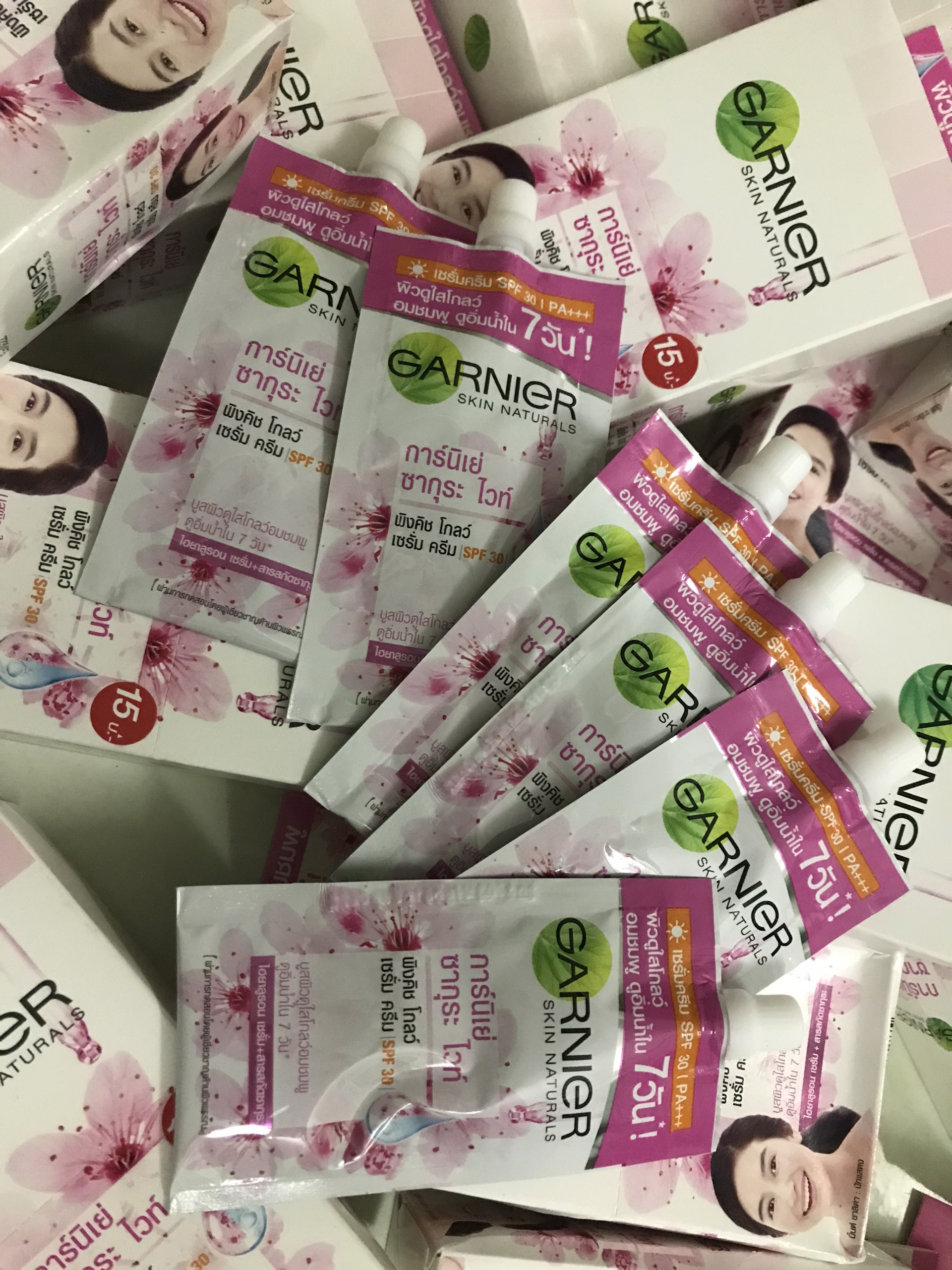 gói garnier 7ml trong bộ nám túi thái lan