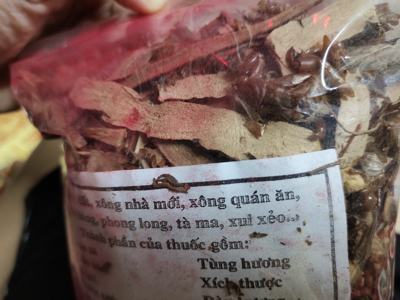 thảo mộc xông nhà loại đặc biệt cực mạnh tẩy uế phong long cho nhà cửa, xả xui, nơi kinh doanh