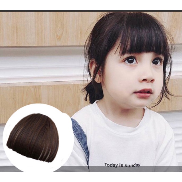 Tóc giả mái 😍FREESHIP😍 Tóc giả mái thưa ngố siu cute cho bé