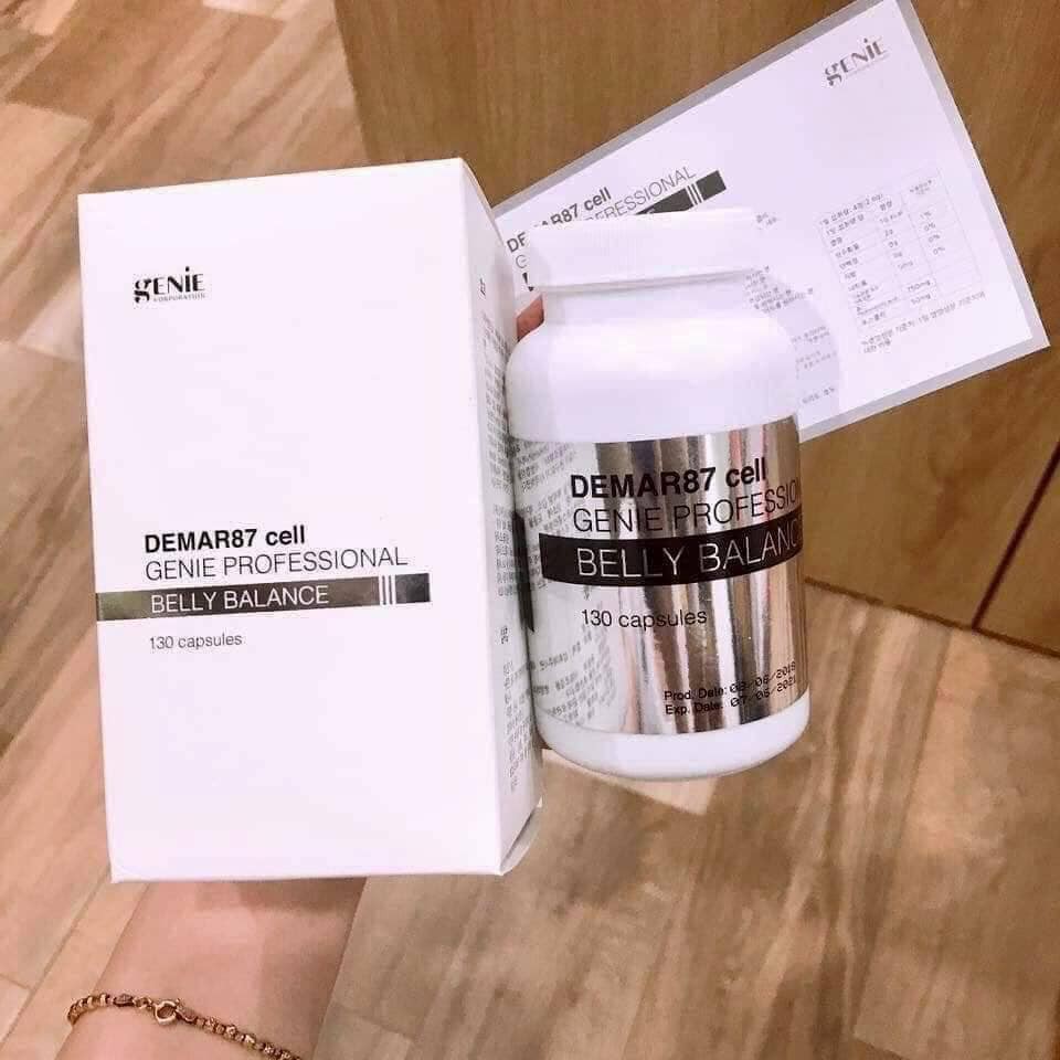 Viên giảm cân giảm mỡ bụng Genie Belly Balance 130v