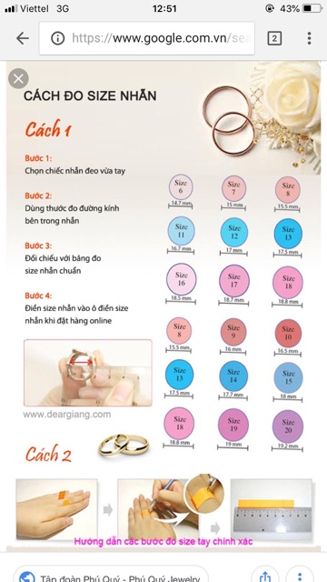 Nhẫn nữ tên Vàng tây.