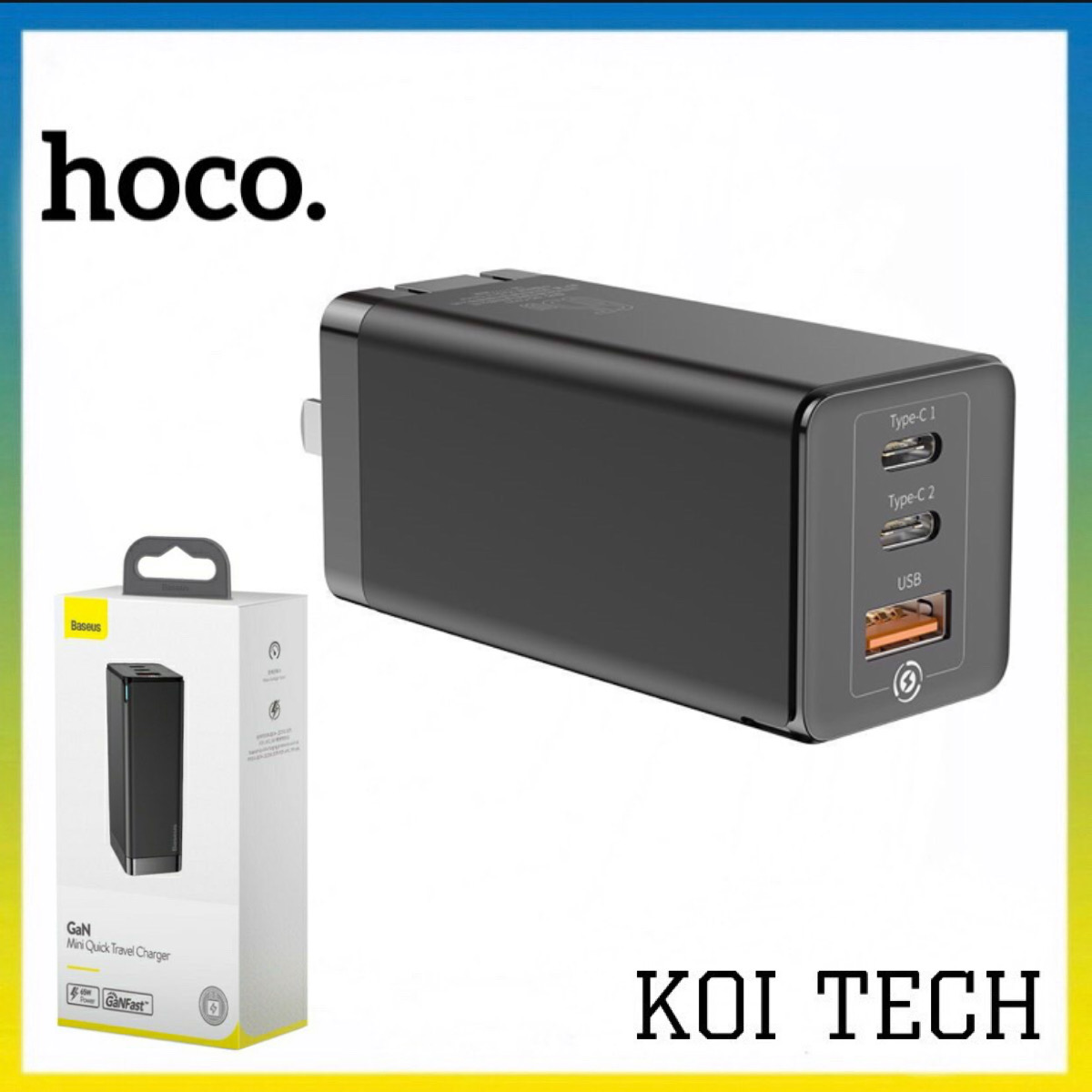 0 - củ sạc pd quick charge 4.0 3.0 cho ip ipad samsung macbook ...vv - KOI TECH