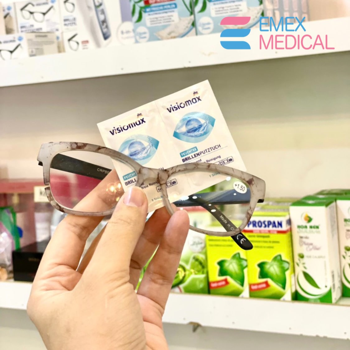 Giấy lau mắt kính Visiomax 52 tờ