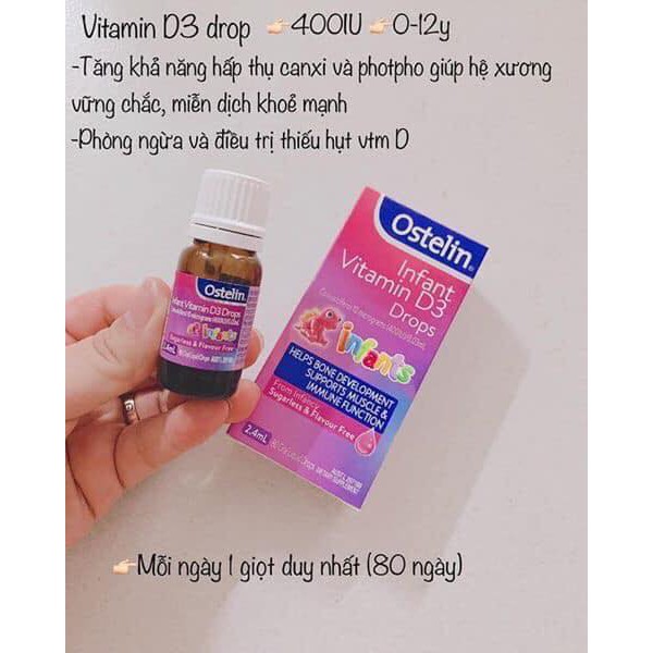 [HCM]Ostelin Infant Vitamin D3 Drops 2.4ml