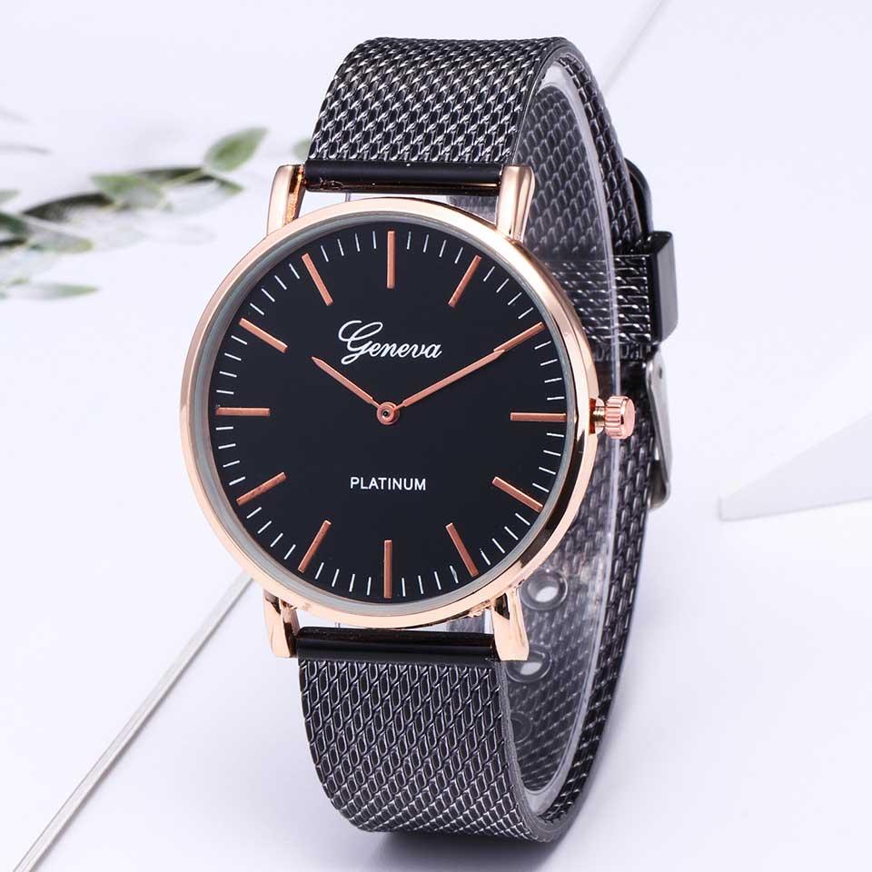 Đồng Hồ Geneva Dây Lưới Platinum Ah1038